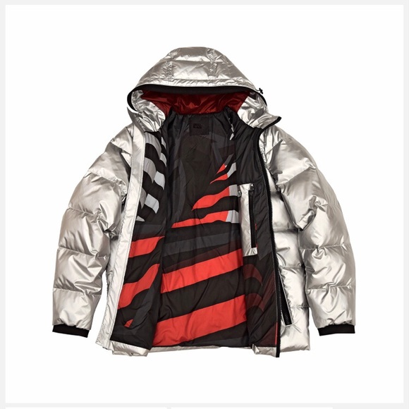VRY WRM Phoenix Down Filled Hooded Puffer Jacket - Picture 1 of 5